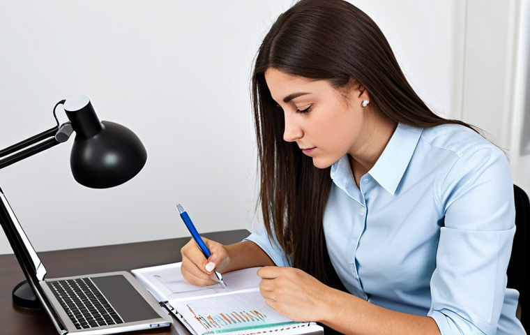 A focused professional woman in a modest business casual outfit, sitting at a clean, modern desk in a bright, organized home office. She is attentively reviewing study materials for an exam, with an open textbook, a tablet displaying an interactive learning application, and a neat planner visible. The scene emphasizes concentration and effective time management.
    safe for work, appropriate content, fully clothed, professional, modest clothing, appropriate attire, perfect anatomy, correct proportions, natural pose, well-formed hands, proper finger count, natural body proportions, professional photography, high quality, realistic.